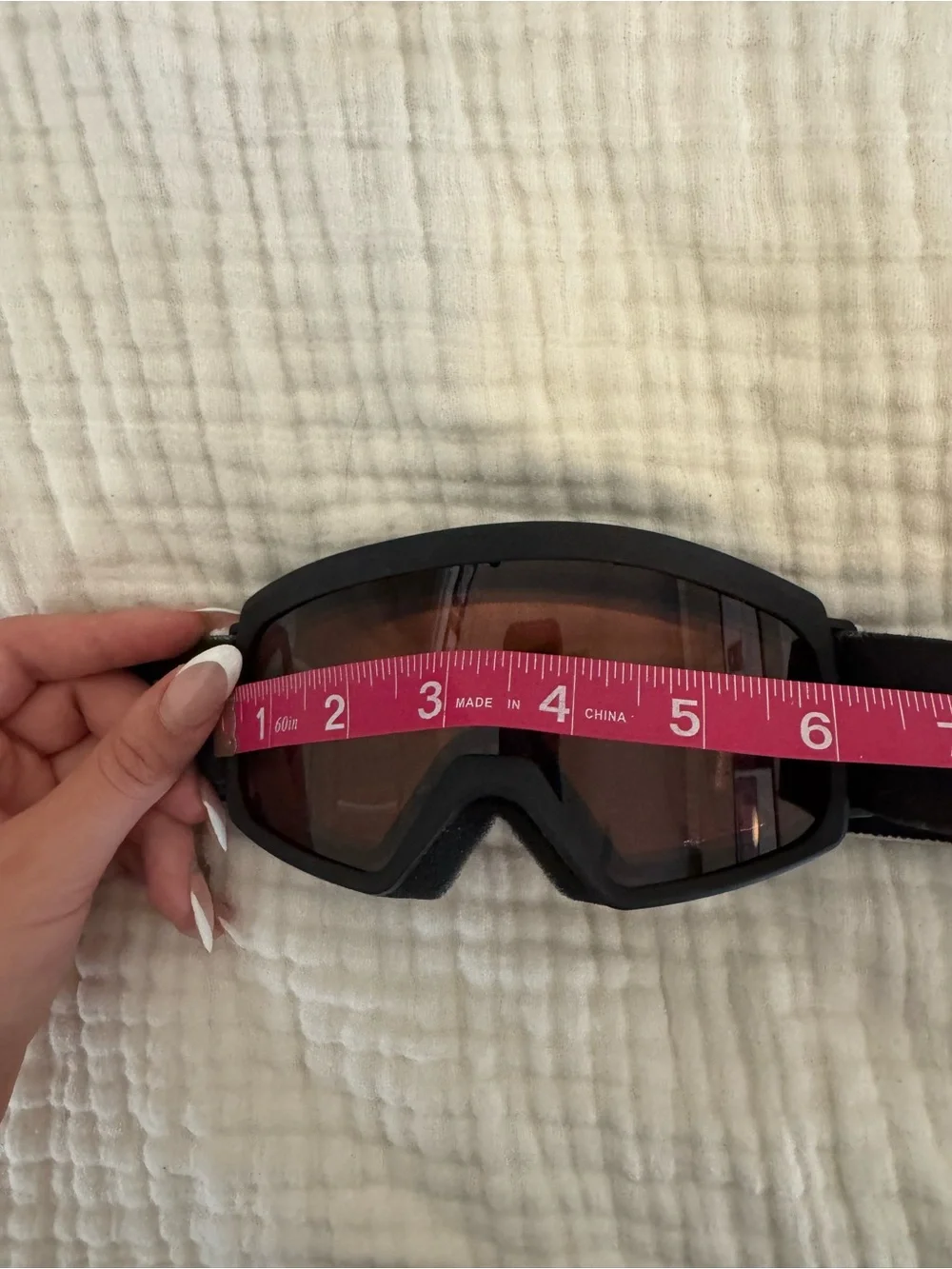 Smith Kids Black Snow Goggles with Rose Tinted Lens